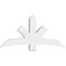 Ekena Millwork Davenport Architectural Grade PVC Gable Bracket, 60"W x 30"H x 6"D x 6"F, 12/12 Pitch GBP060X30X0606DAV00 - alternate 3
